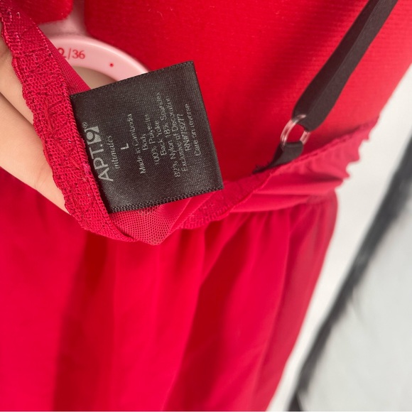 2FOR$30 Apt. 9 Red & Black Babydoll Cami With Lace - Picture 10 of 11